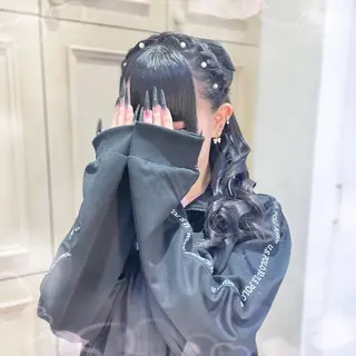 ヘアアレンジ 🎼艶感カラー ヘアメ たま🎀のヘアスタイル