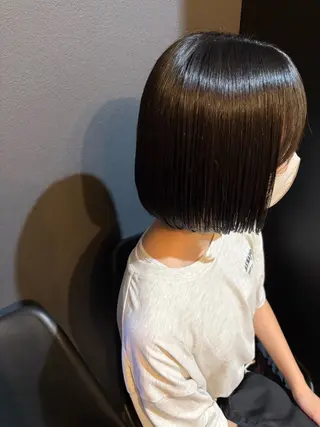 ショート キッズ mer..by hair salon Nido所属・mer.. ゆらのヘアスタイル