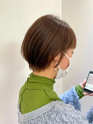 ショート カラー 高橋 侑李のヘアスタイル