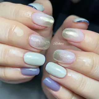 ミディアム ネイル richeri beautyのネイルデザイン