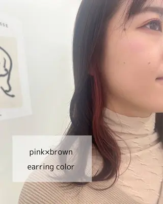 セミロング dulce oro所属・円山/ブリーチ/暖色 Kiriのヘアスタイル