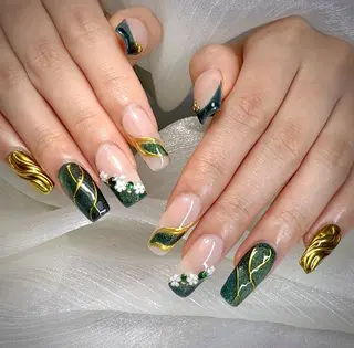 ネイル 波 なみのネイルデザイン