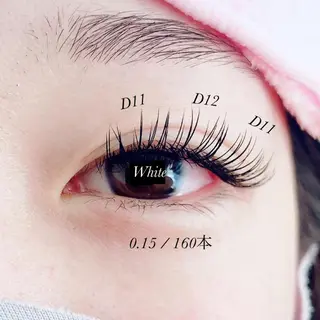 マツエク・マツパ White/マツエク /まつパ/耳つぼのマツエク・マツパデザイン