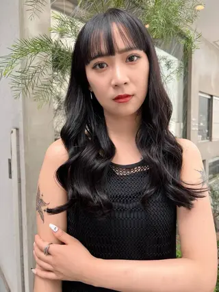 ロング パーマ ace share salon所属・韓国風パーマ/ 菅沼 成郷のヘアスタイル