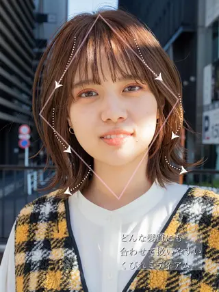 ミディアム 【1日2名様限定】 AFLOAT白川雄副のヘアスタイル