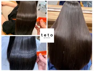 ブリーチ/ストレート ダブルカラーtetoのヘアスタイル