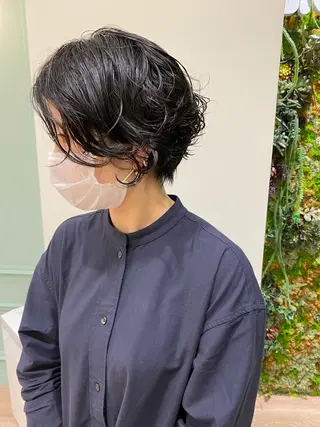 ショート ayaka #パーマ#アレンジのヘアスタイル