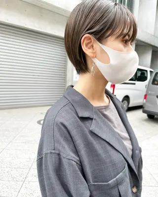 ショート ダブルカラー🦖 /髪質改善⚡️しおりのヘアスタイル