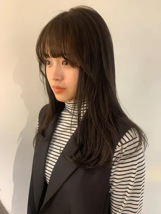 ロング カラー 似合わせカット🫧 吉見衣生のヘアスタイル