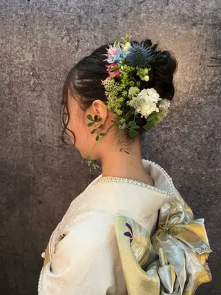 ロング ヘアアレンジ 川嶋 芽衣のヘアスタイル