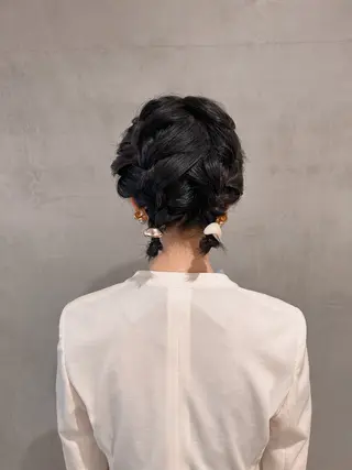 ショート ヘアアレンジ L&Co所属・タナカ カナ🫧のヘアスタイル