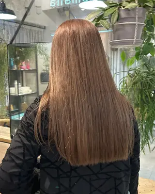 ロング じゅわっと暖色カラー 🍊Moemiのヘアスタイル