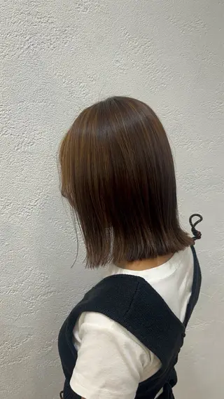 ミディアム 山本 梨華のヘアスタイル