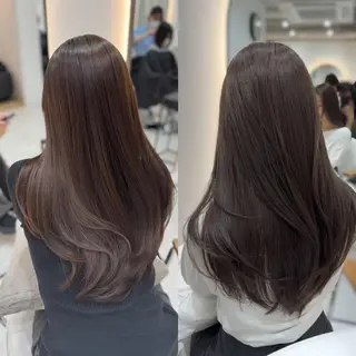 ロング カラー 💎縮毛矯正/透明感 カラー💎椎葉みひろのヘアスタイル