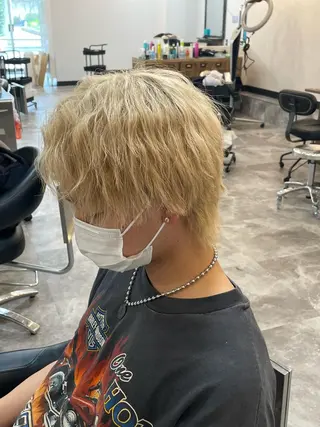 ミディアム メンズパーマ屋さん /yuki☃️💭のヘアスタイル