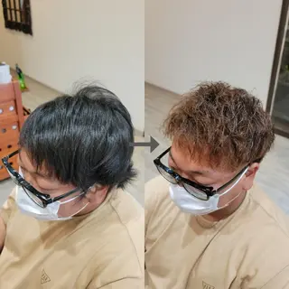 メンズ 山田 周のヘアスタイル