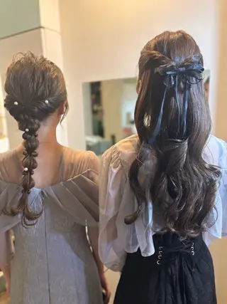 ロング ヘアアレンジ OVER  SEAオーバーシー所属・森 陽子のマツエク・マツパデザイン