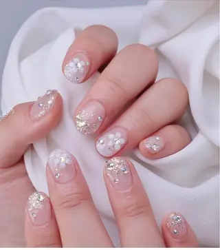 カラー ネイル UniqueNail 長さだし専門店のネイルデザイン