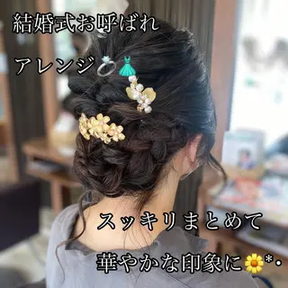 セミロング 加藤 実穂のヘアスタイル