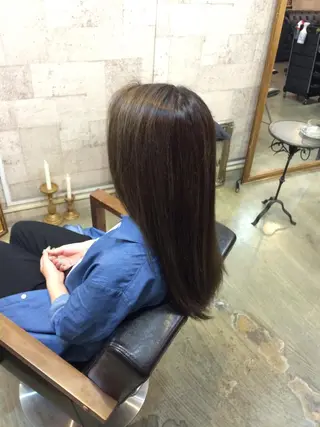 ロング カラー インナーカラー/天神 ブリーチ/吉田のヘアスタイル