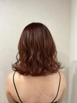ミディアム カラー honen RUKAのヘアスタイル