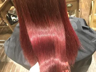 セミロング カラー la fith所属・rico_by ヘアとアイブロウのヘアスタイル