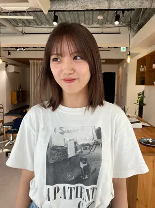 ミディアム iroha/ n.w.h🎀のヘアスタイル