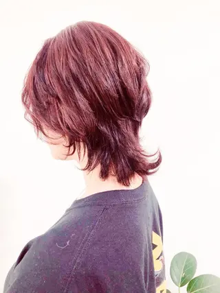 ミディアム カラー サトウ コウキ  メンズのヘアスタイル