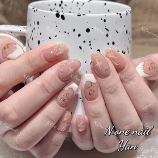 ネイル 長いだし/スカルプ/ パラシェルN.oneのネイルデザイン