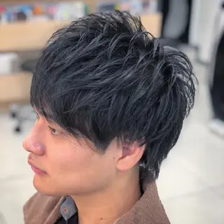 パーマ メンズ メンズパーマ特化 👑店長👑間宮👑のヘアスタイル