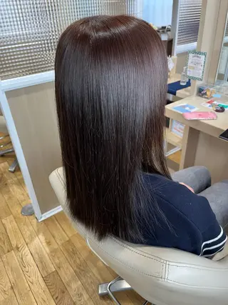 ロング 鈴木 結のヘアスタイル