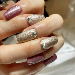 ロング ネイル 金子 彩海のネイルデザイン