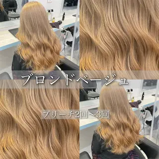 ロング カラー 🪄池袋ハイトーン 🪄ブリーチカラーのヘアスタイル