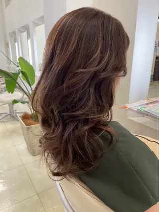 ロング カラー いけだ ゆうのヘアスタイル