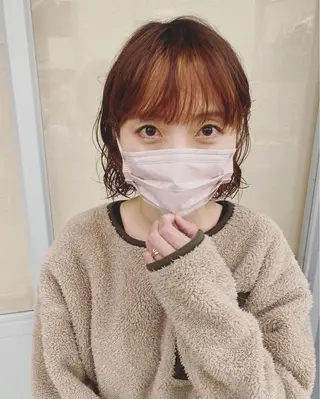 ショート パーマ RECORD所属・RECORD sakuraのヘアスタイル