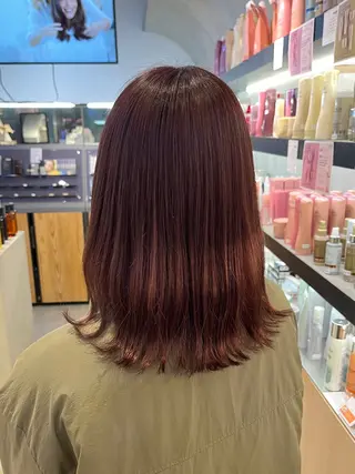 ミディアム カラー SEAM所属・いぶ /札幌美容師のヘアスタイル