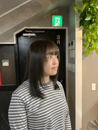 ミディアム カラー est hair mar所属・艶カラー/ツイスパ/ 無造作パーマ　久保のヘアスタイル