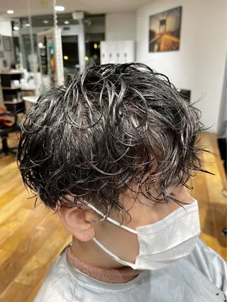 パーマ メンズ Dear生駒店 窪田隆平のヘアスタイル