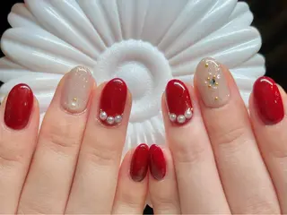 ショート カラー ネイル ネイルサロン　リリーブランシュ所属・森 瑞紀のネイルデザイン