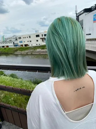 ミディアム 粕川 達哉のヘアスタイル