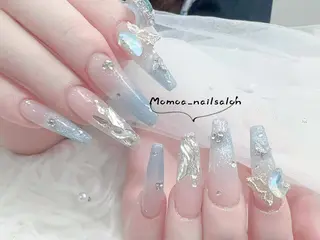 ネイル MoMoA Nail ネイル長さ出し専門店のネイルデザイン