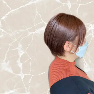 ショート カラー 🦉静かに過ごしたい 方、個室席🦉タナカのヘアスタイル