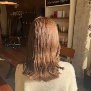 ミディアム カラー theBRIDGE/ 神谷ゆうなのヘアスタイル