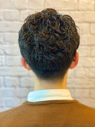 ショート パーマ メンズ 【メンズカット】 黒田美穂のヘアスタイル