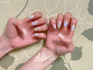 セミロング Alina エリナのネイルデザイン