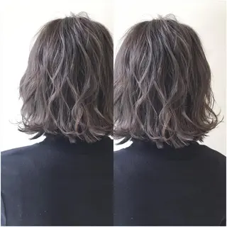 ミディアム カラー 代表🎀 ふわモテ愛 され髪🩷yumiのヘアスタイル