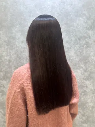 ロング カラー 🕯コバ/レイヤー/ 美髪縮毛🕯のヘアスタイル