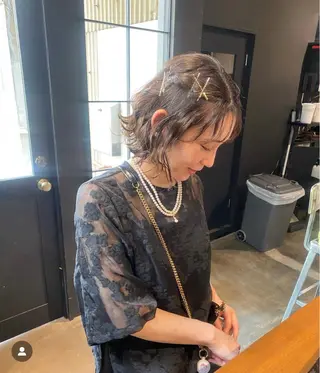 ショート ami/大阪/暖色 /レイヤーカットのヘアスタイル