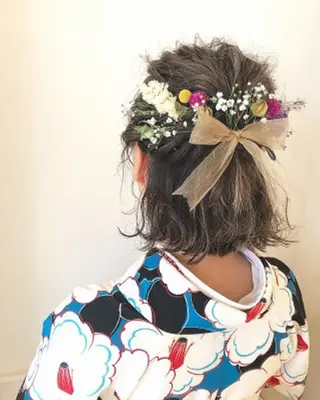 ヘアアレンジ 小幡永吉 ✨ショート✨韓国✨のヘアスタイル