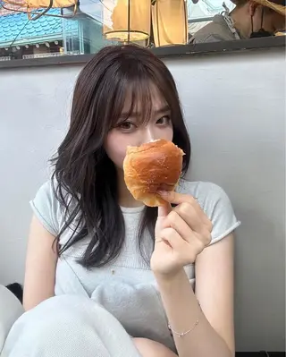 ロング カラー 莉乃/縮毛矯正/髪質 改善/艶カラーのヘアスタイル